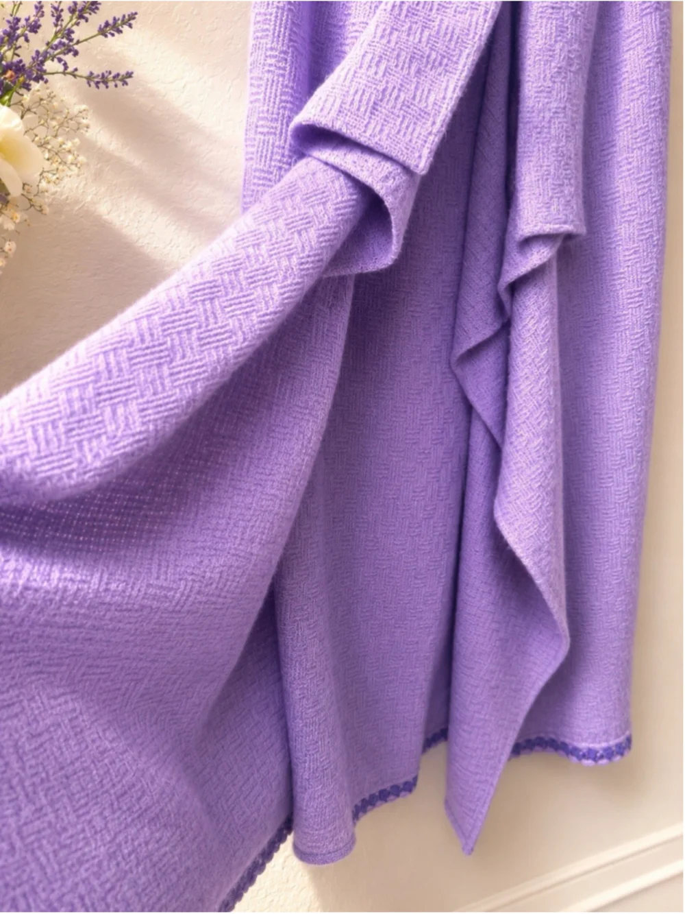 CHANEL 98A Lilac Tweed Jacket Maxi Skirt Suit Set FR 40 Karl Lagerfeld